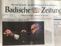 Jeff Cascaro auf dem Titel der BZ