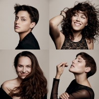 Les Brünettes: Lisa Herbolzheimer, Juliette Brousset, Stephanie Neigel, Julia Pellegrini